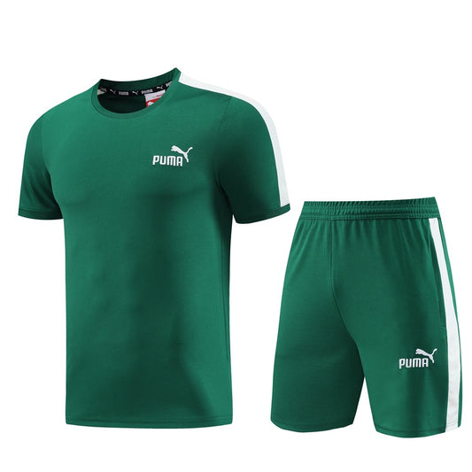 PD01 green shorts suit S-2XL
