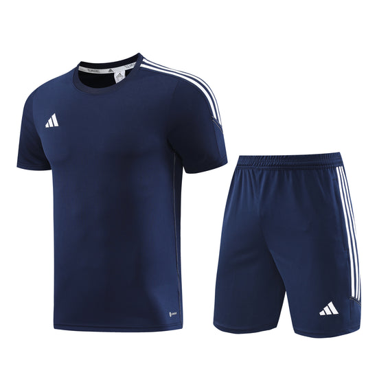 AD02 sapphire blue shorts suit S-2XL