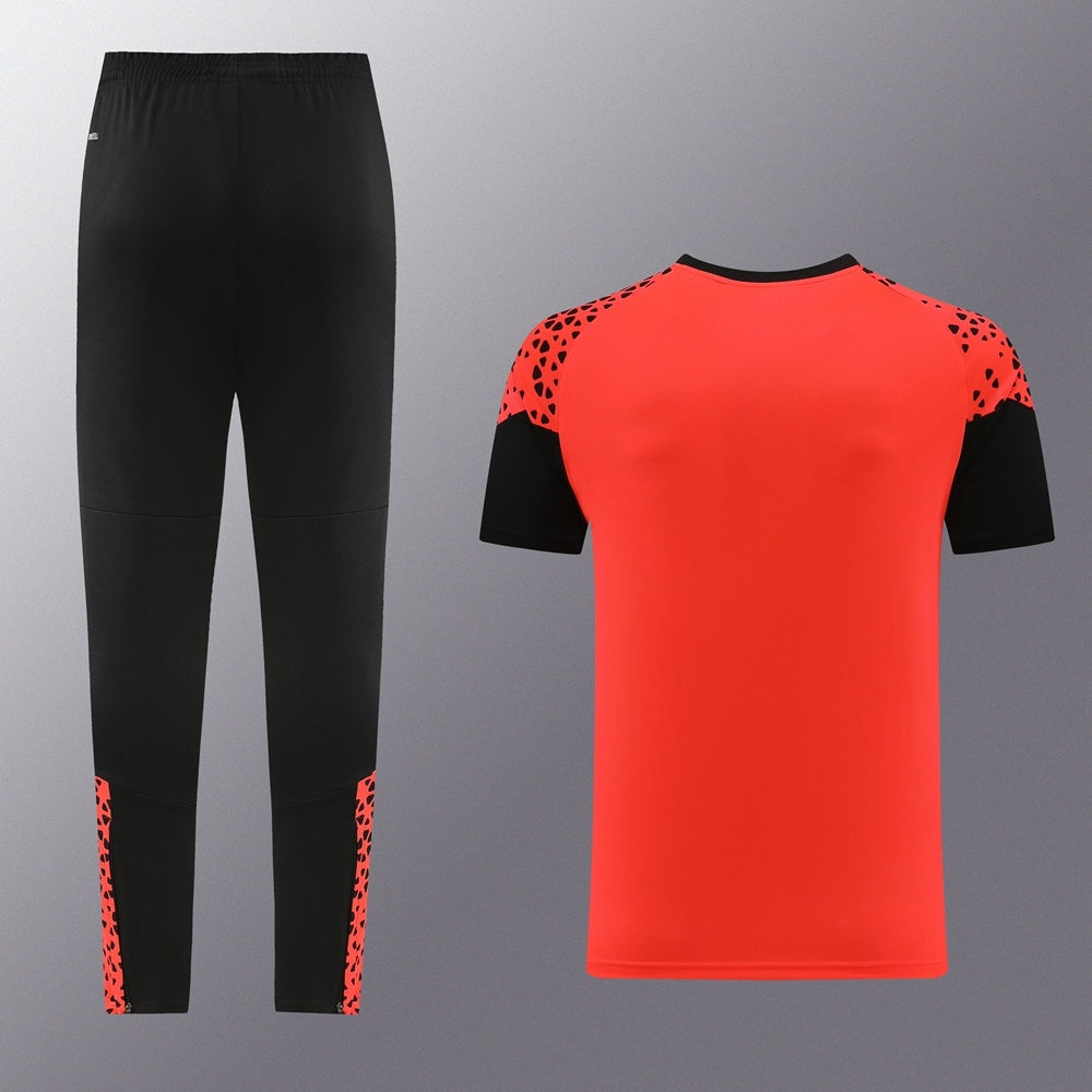 PD02 Orange Pants Suit S-2XL