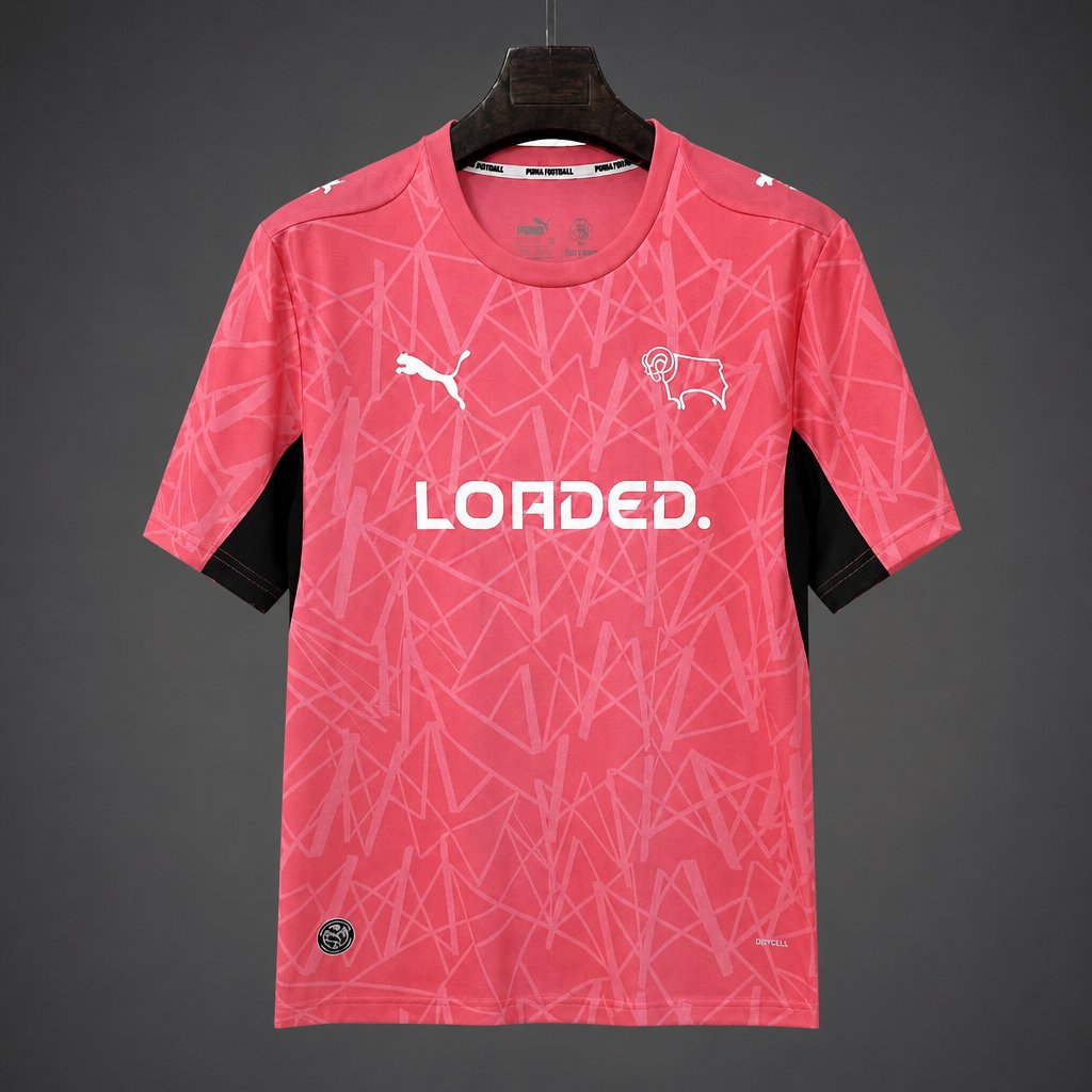 26/27 Derby County Away Red Jersey