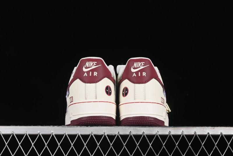 Nike Air Force 1'07 Low "Deadpool" Marvel Series Deadpool Casual Sneakers - FB1839-512