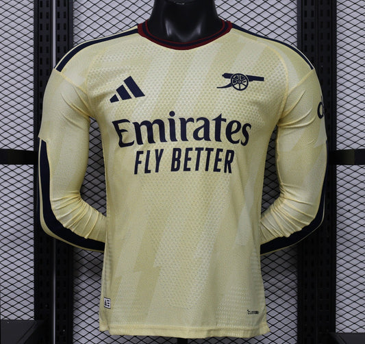 Player Version 26/27 Arsenal Yellow Long Sleeve Jersey