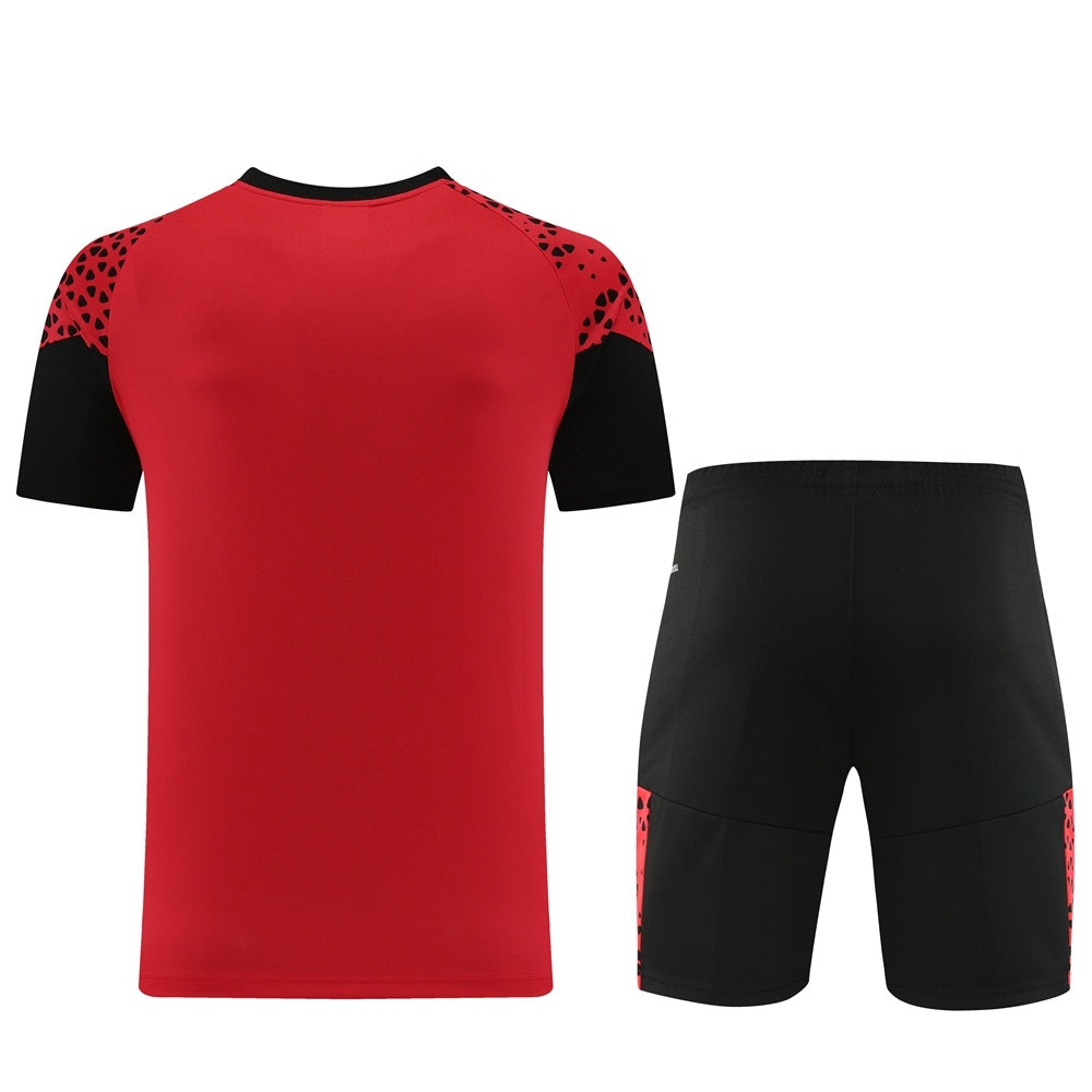 PD02 red shorts suit S-2XL