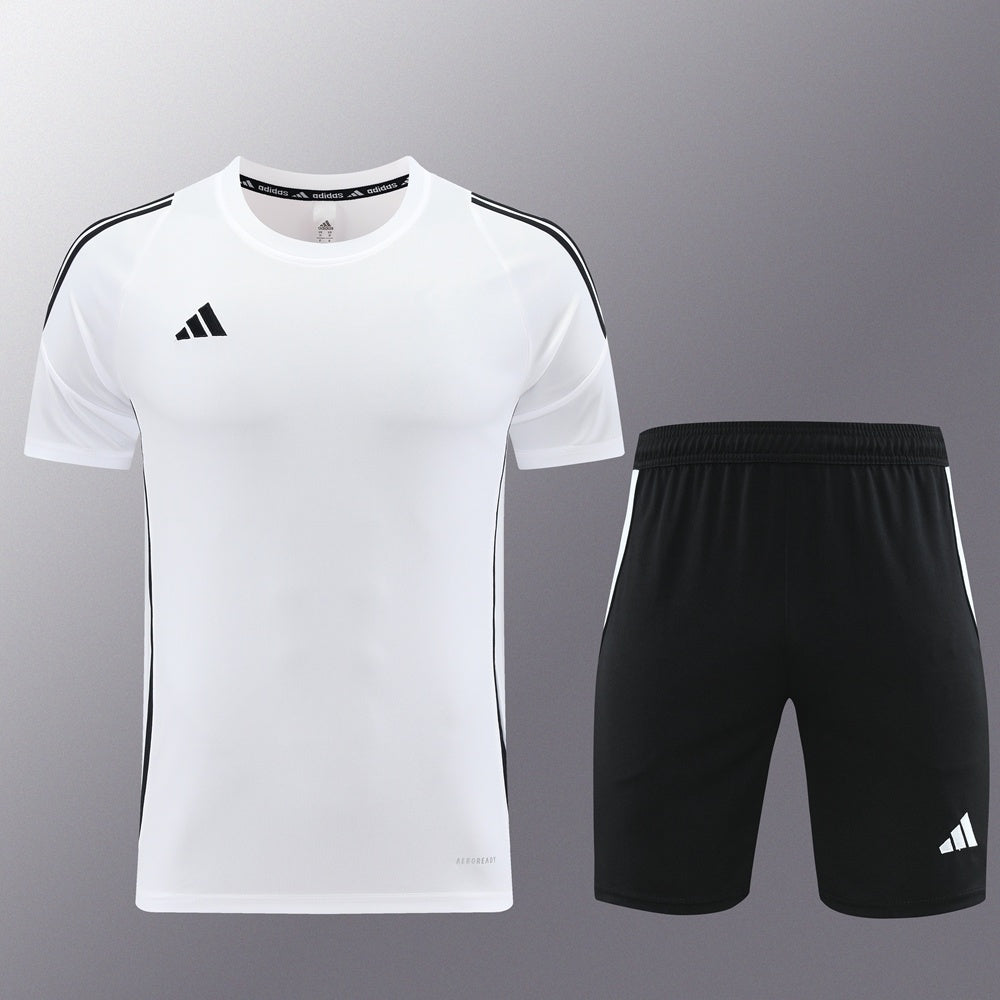 AD06 white shorts suit S-2XL