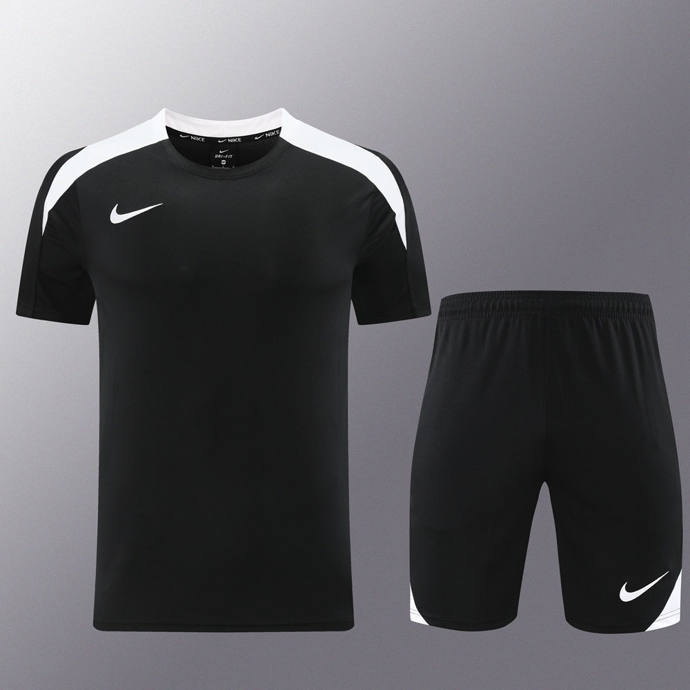 ND05 black and white shorts suit S-2XL