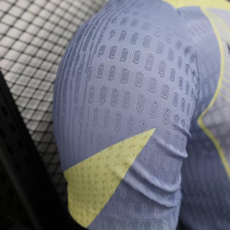 Player Version 25/26 Barcelona Light Blue with Geometric Pattern Jersey