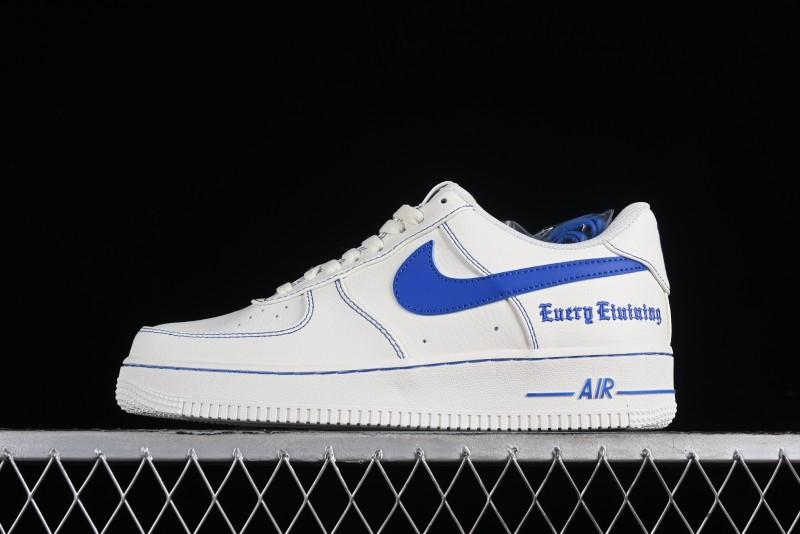 Nike Vlone x Air Force 1 '07 Low Collaboration Light Blue Casual Sneakers - AA5360-011