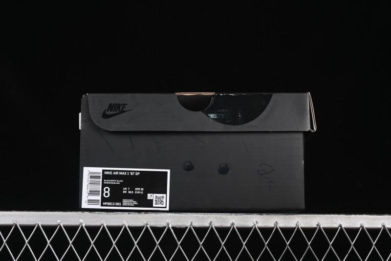 Nike Air Max 1 Retro Running Shoes with Half-Sole Air Cushion - HF8813-001