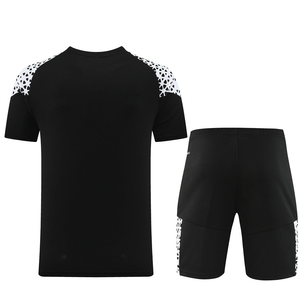 PD02 black shorts suit S-2XL