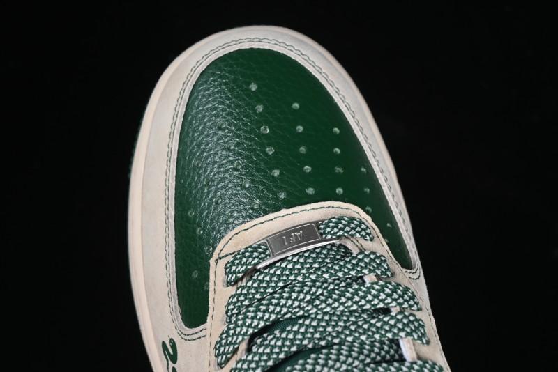 Nike Air Force 1 '07 Low The North Face Collaboration Green Snake Scale Casual Sneakers - DM6688-015