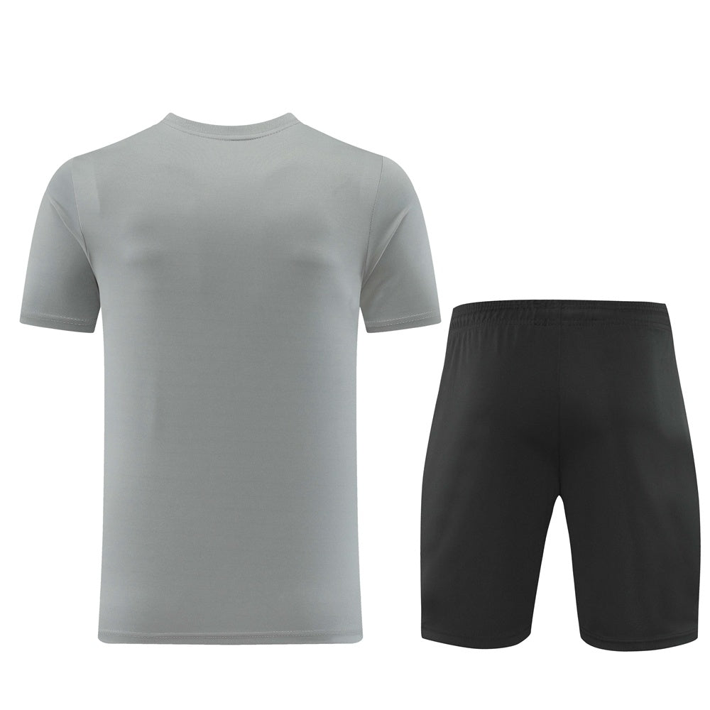 ND06 gray shorts suit S-2XL