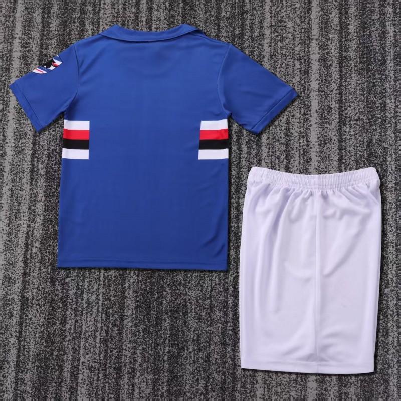 Retro Kids 1990/91 Sampdoria Home Jersey