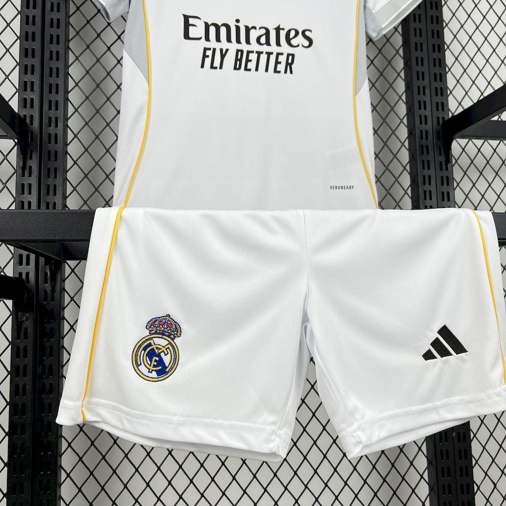 25/26 Kids Real Madrid Home Jersey