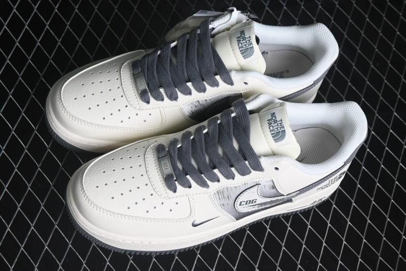 Nike Air Force 1 '07 Low The North Face x COMME des GARÇONS Light Grey Casual Sneakers - DM6688-002