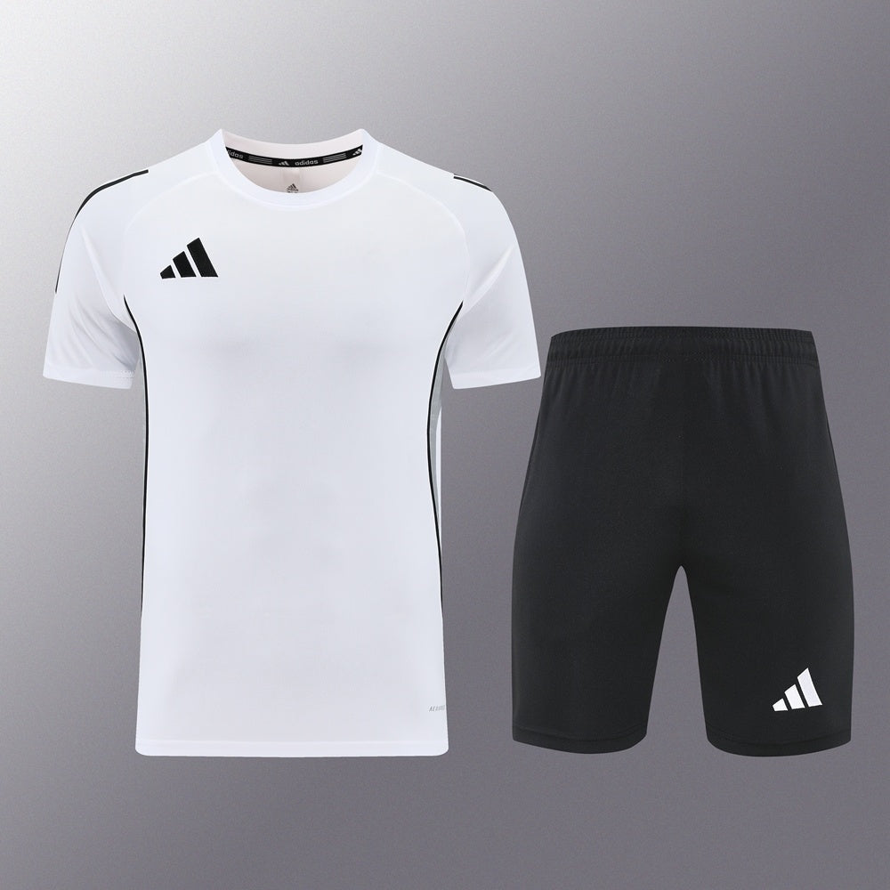AD09 white shorts suit S-2XL