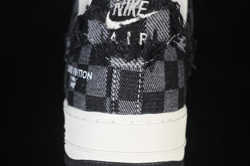 Nike Air Force 1 '07 Low LV Collaboration White Black Casual Sneakers - YF9511-817