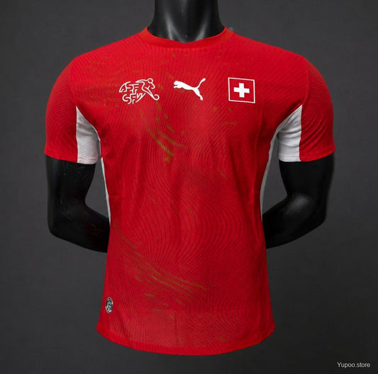 Player Version 2026 Switzerland Home Jersey