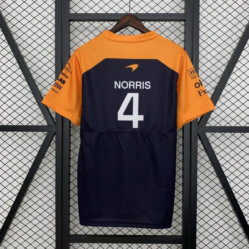 2025 F1 Formula Orange/Navy Mclaren Norris Jersey