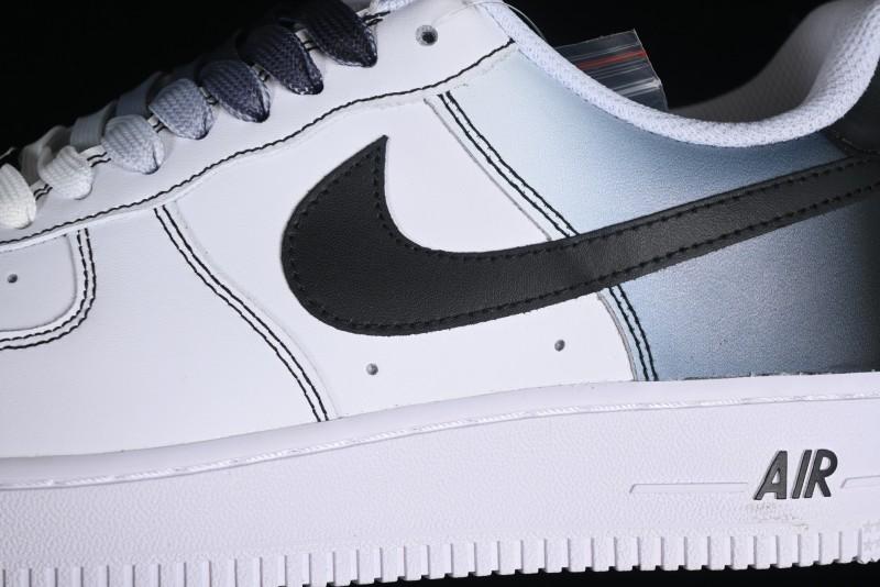 Nike Air Force 1 '07 Low Custom Anime Theme Gradient Brown Swoosh Casual Sneakers - FN0366-103