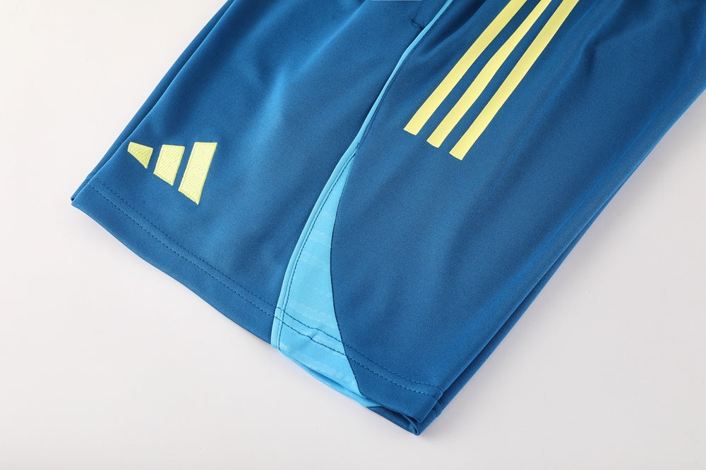 AD09 blue shorts suit S-2XL