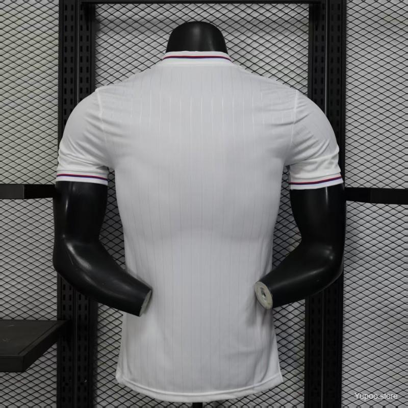 Player Version 25/26 Olympique Lyonnais Lyon White 50Th Anniversary Jersey
