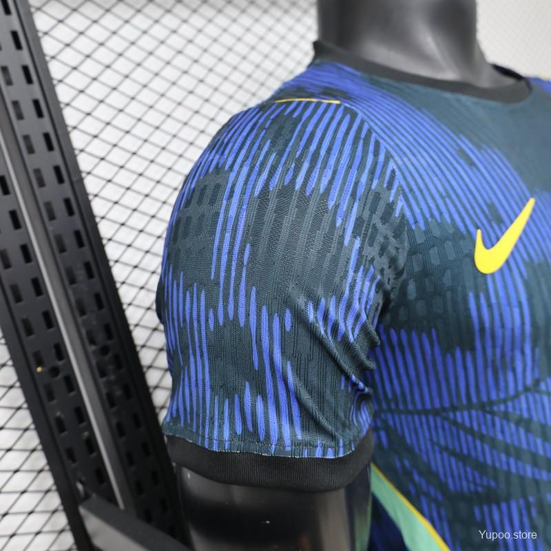 Player Version 2026 Brazil Navy Blue  Special Edition Away Jersey