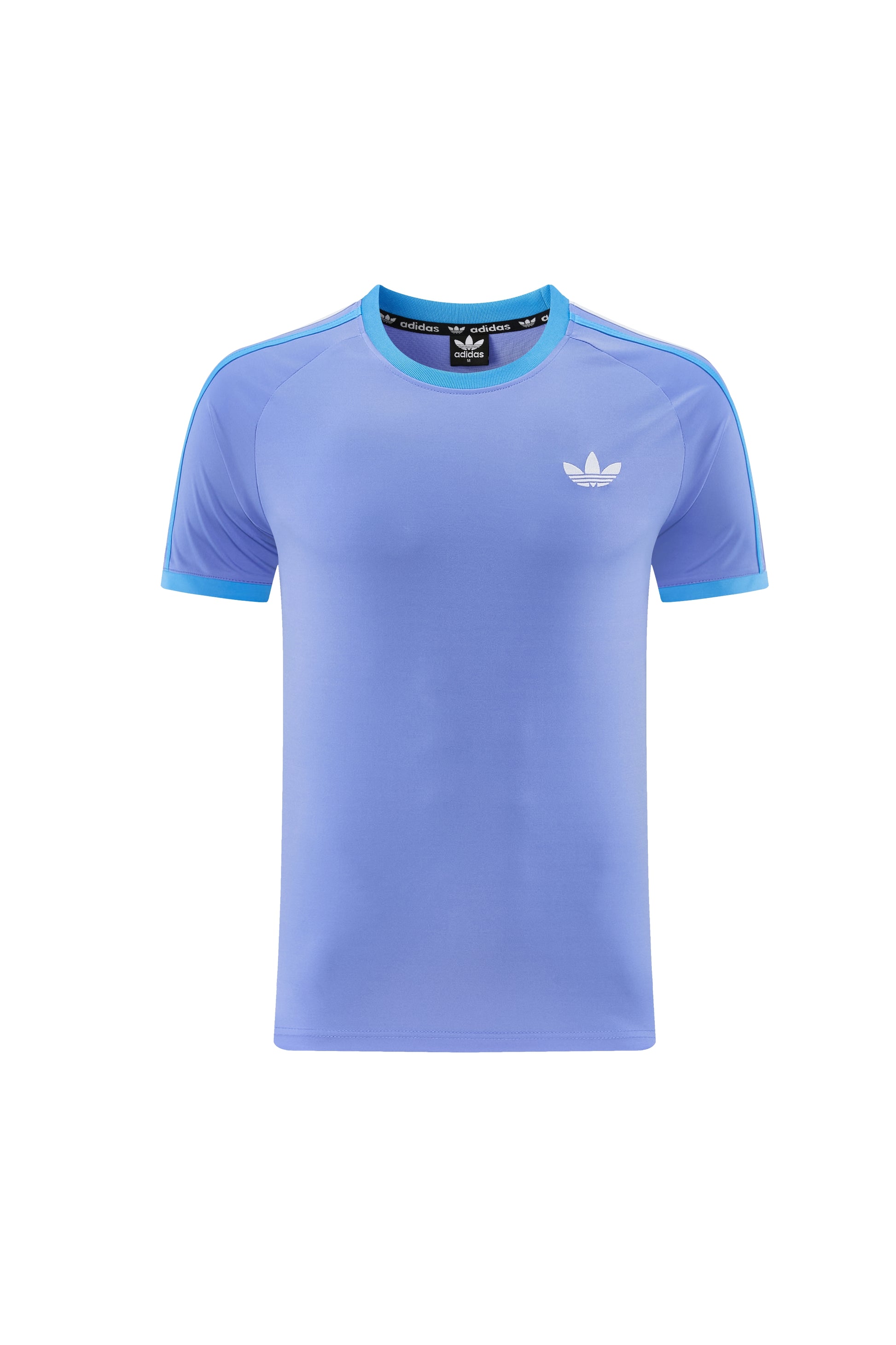 AD11 purple and blue short-sleeved suit S-2XL