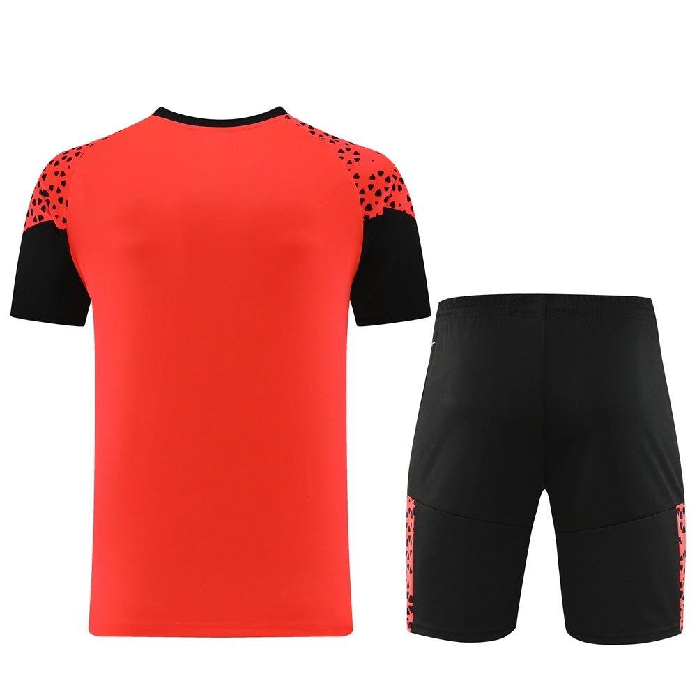 PD02 orange shorts suit S-2XL