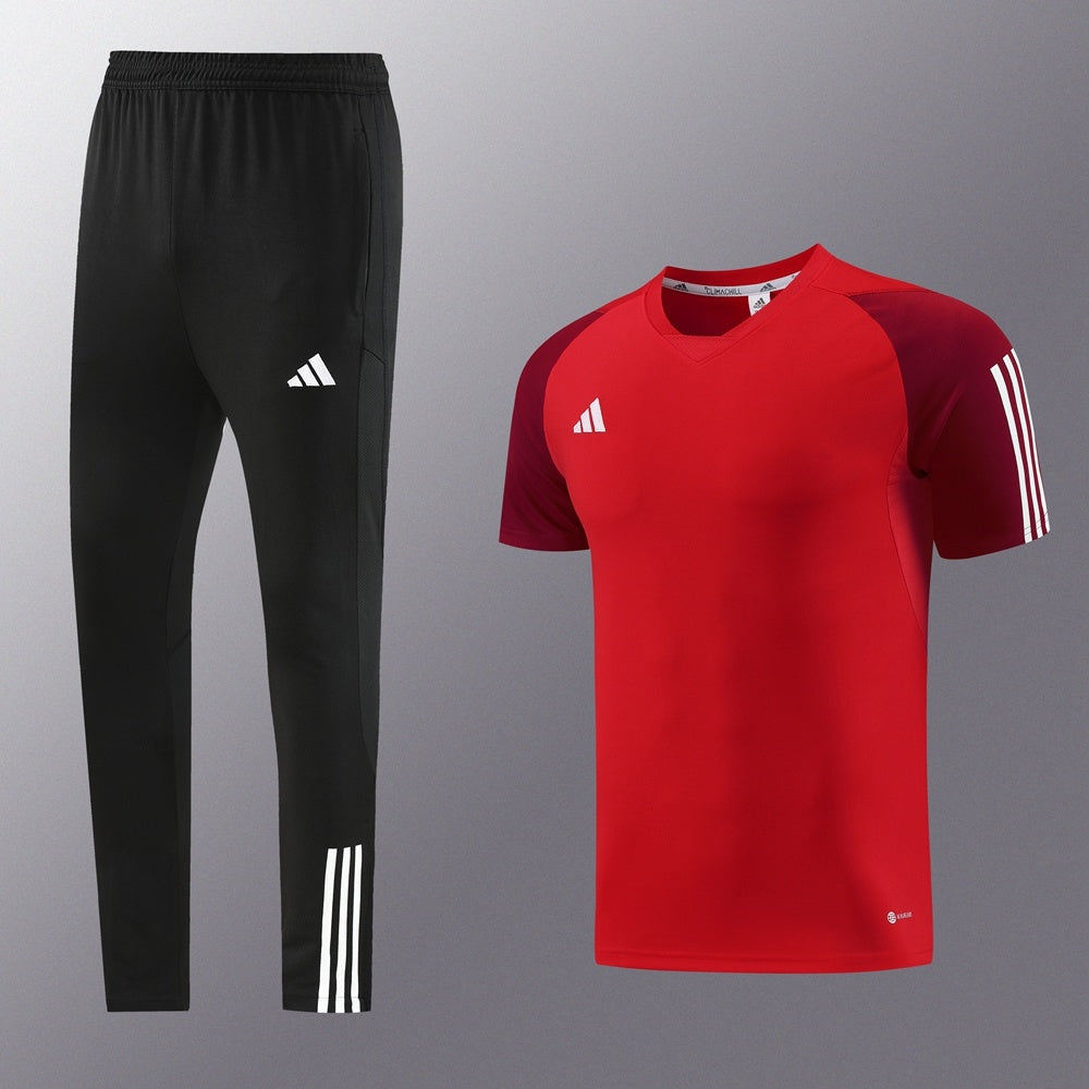 AD03 red trousers suit S-2XL