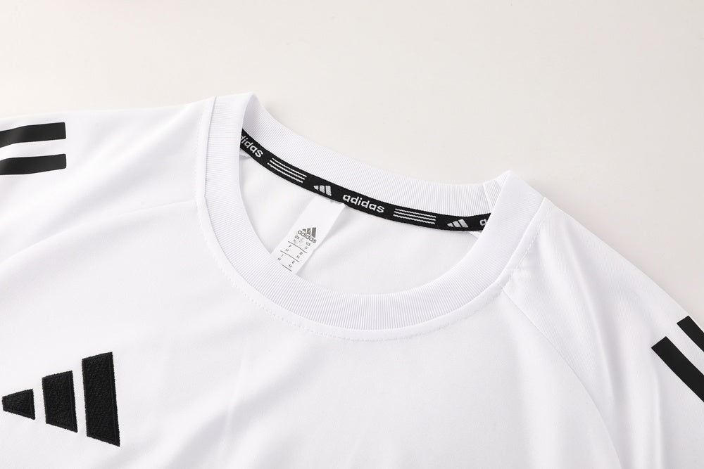 AD09 white shorts suit S-2XL