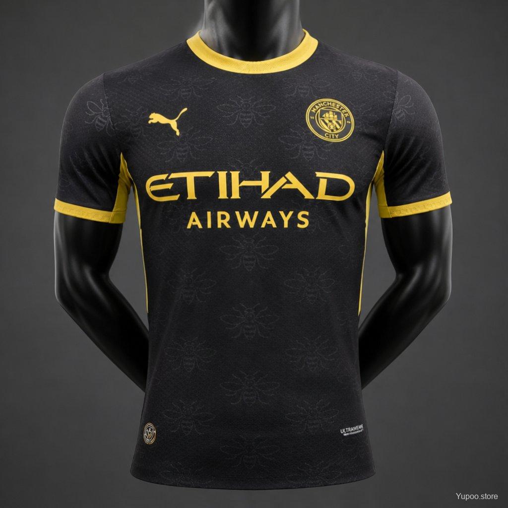 Player Version 26/27 Manchester United Red Away Black Jersey