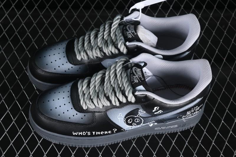 Nike Air Force 1'07 Low Gradient Skeleton Casual Sneakers - YD2425-110