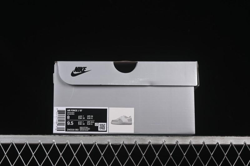 Nike Air Force 1'07 Low Denim Small Swoosh Casual Sneakers - ZH0316-092