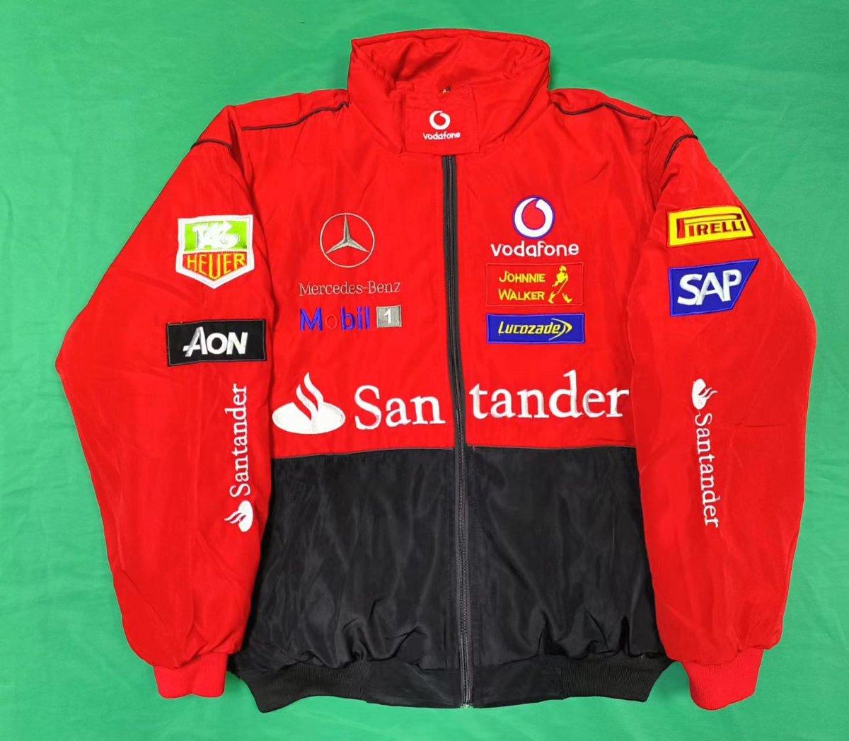 2025 New Adult F1 MOTO Jacket Ebroidered Cotton Padded F 1 Racing Jacket