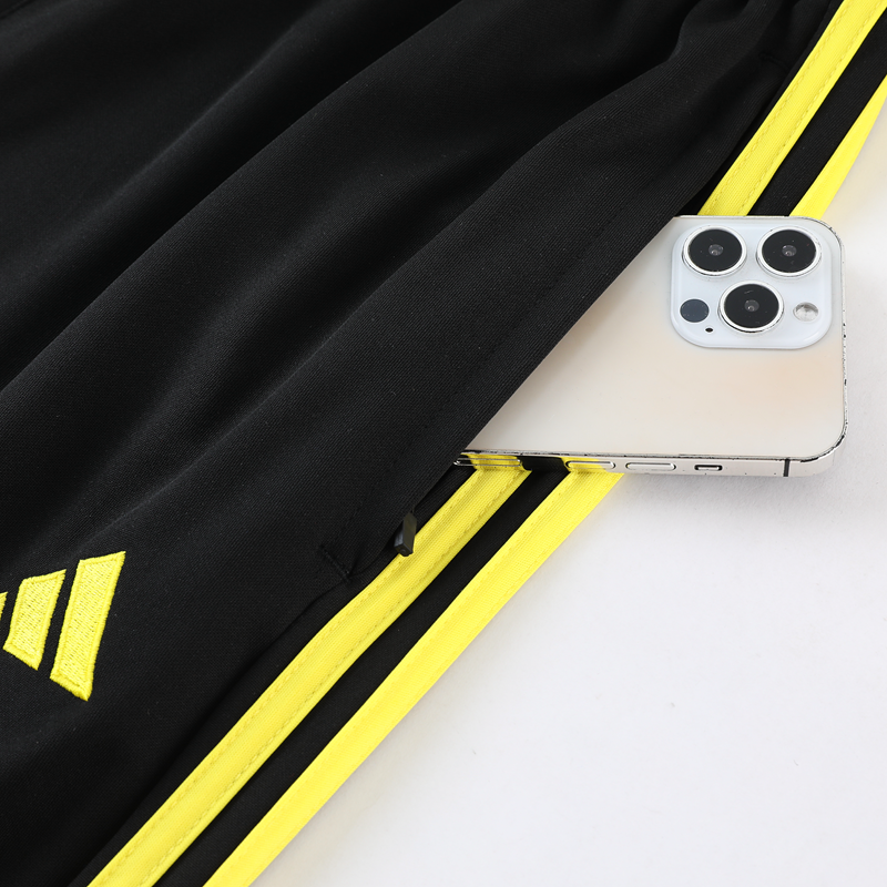 AD02 black and yellow trousers suit S-2XL
