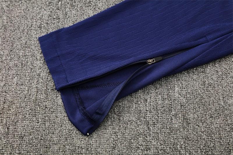 Player Version 25/26 Barcelona Royal Blue T90 Half Zipper Jacket+Long Pants