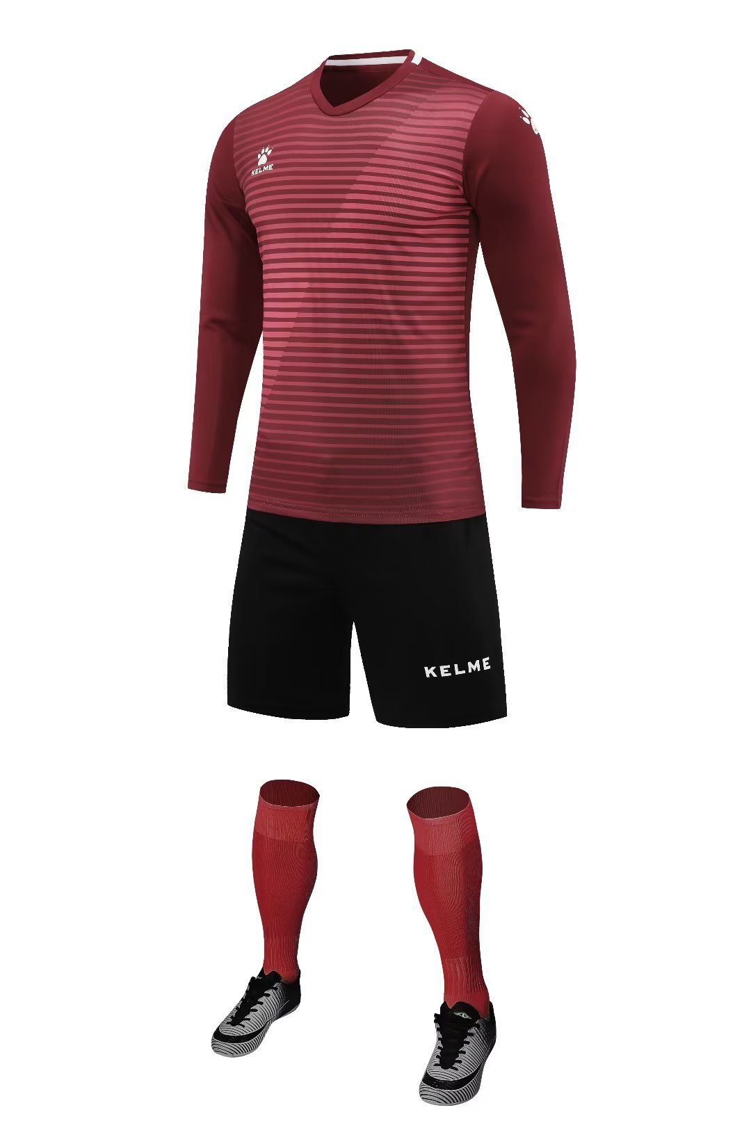 ZB1001 Kalmei long-sleeved suit four colors: 3XS-4XL