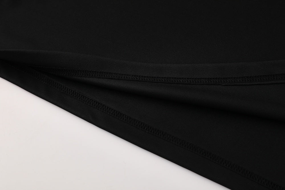 AD10 black shorts suit S-2XL