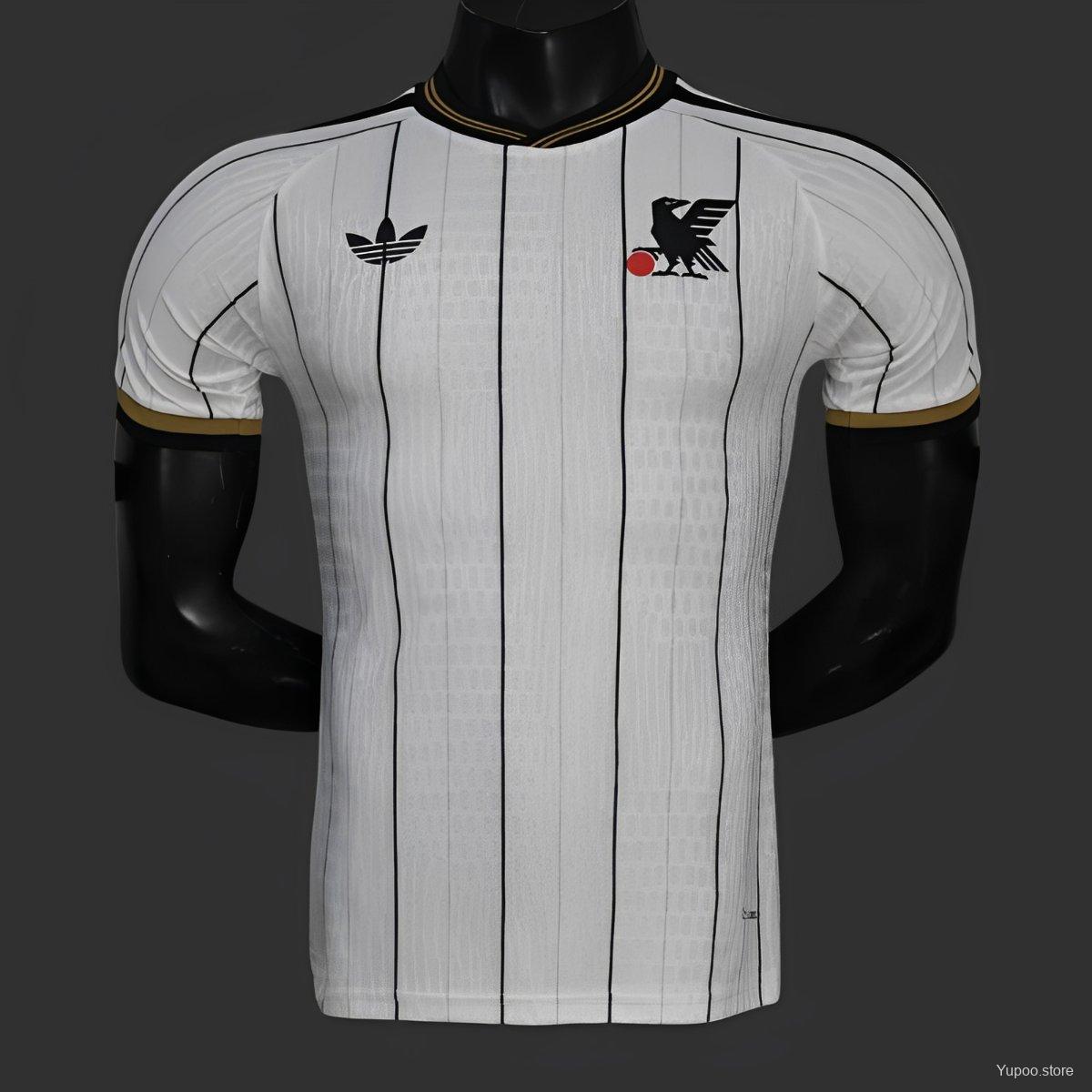 2026 Player Version Japan White with Black Pinstripes Jersey