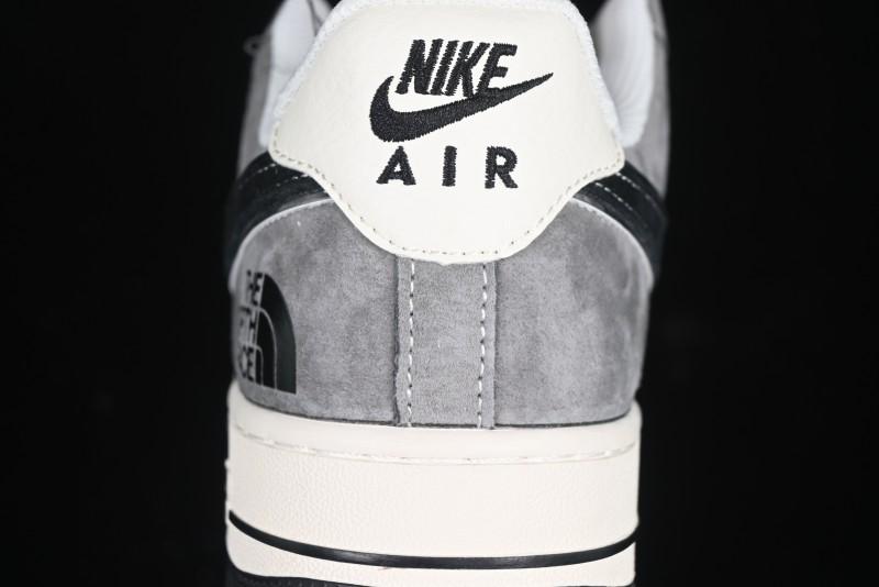 Nike Air Force 1'07 Low The North Face Collaboration Black Beige Grey Casual Sneakers - XZ6188-976