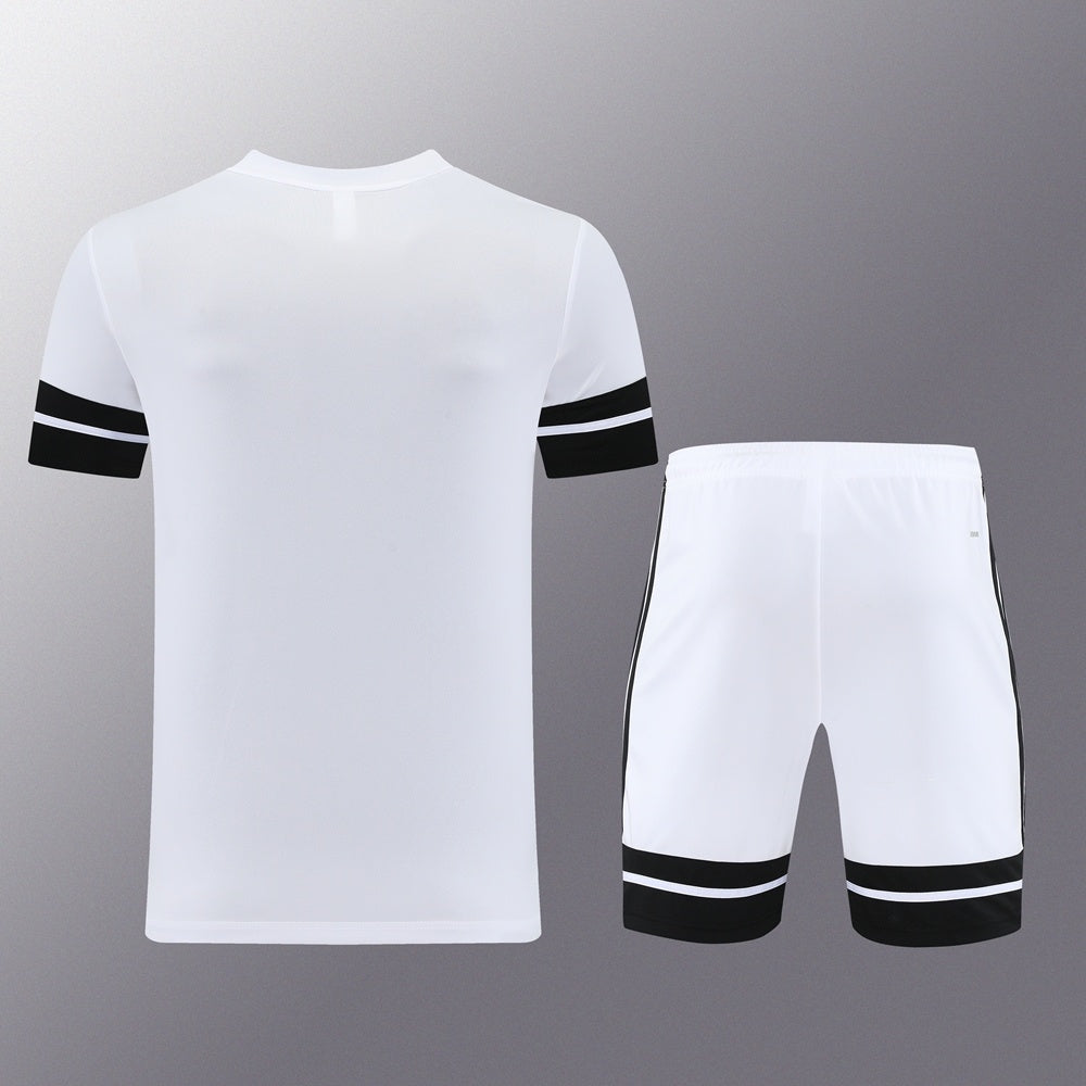 AD10 white shorts suit S-2XL