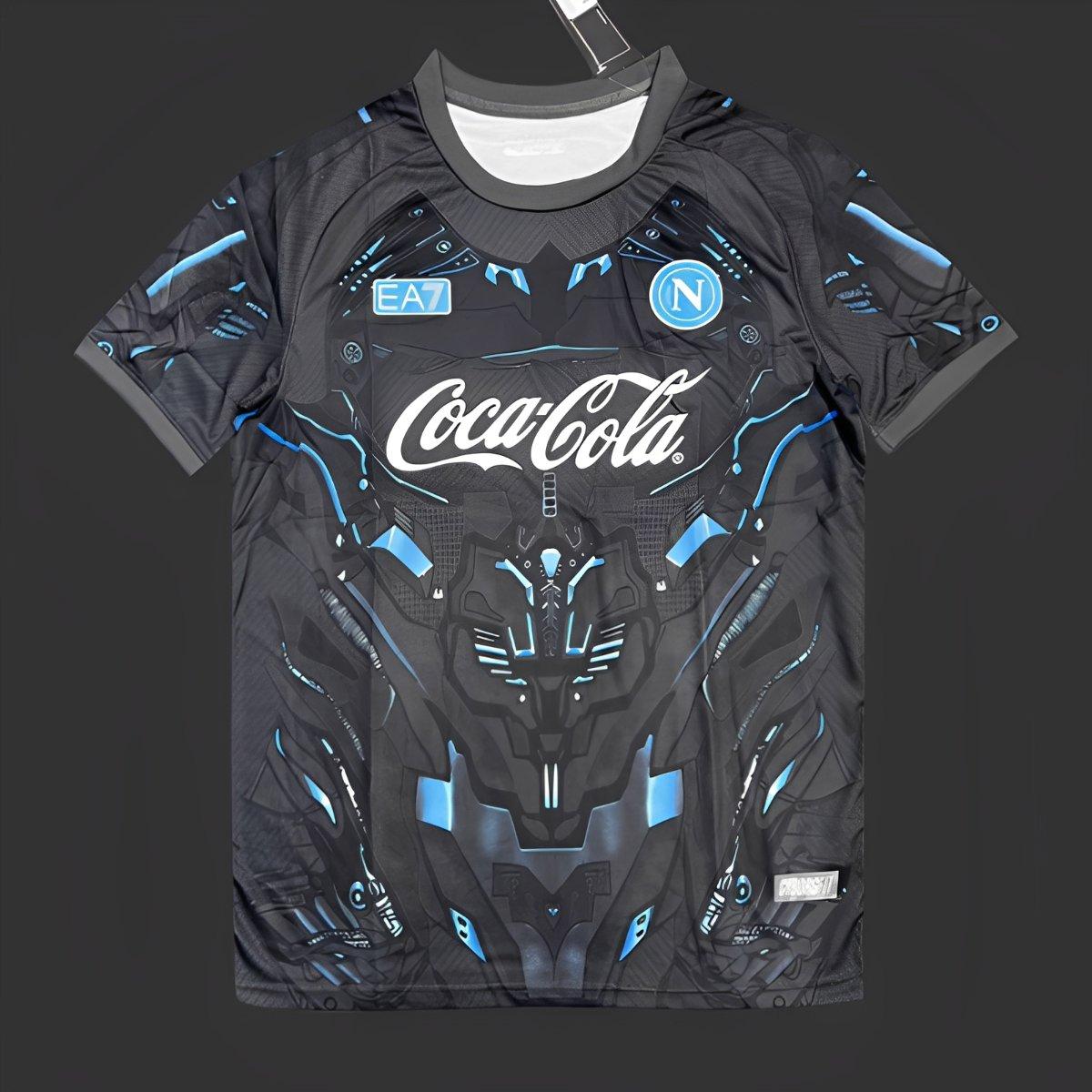 25/26 Napoli EA7 Gray with Robotic Armor Pattern Jersey