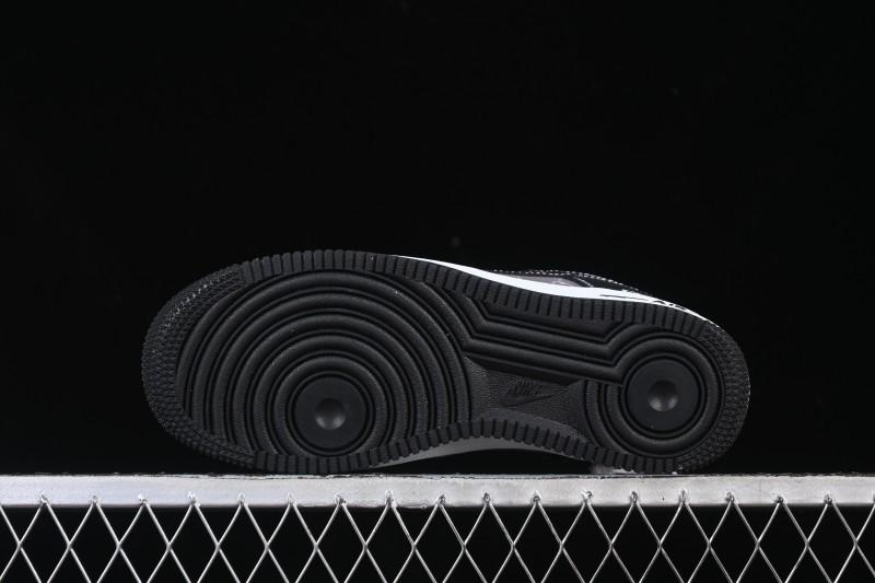 Nike Air Force 1 '07 Low Gucci Collaboration Litchi Grain Print Casual Sneakers - AH8462-002