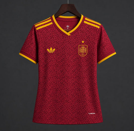2026 Womens Spain Away Red Special Edition Jersey