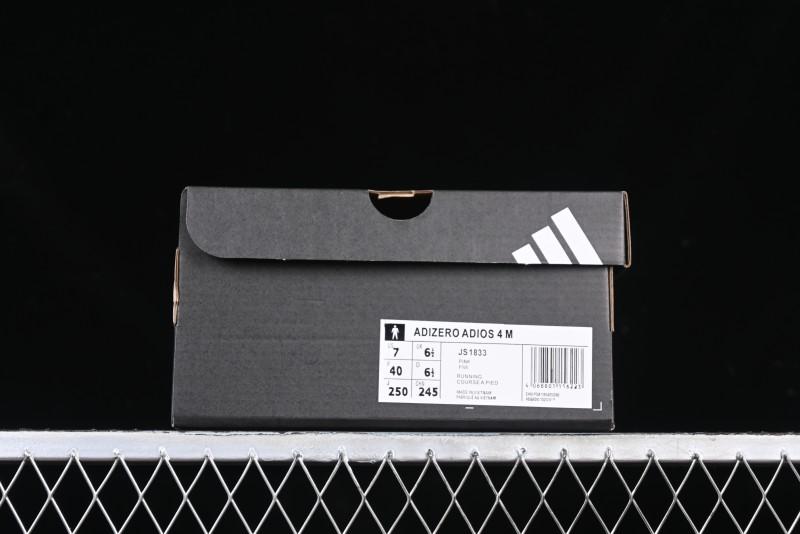 Adidas Adizero Adios 4 M Running Shoes Lightweight Breathable Low-Top - JS1833