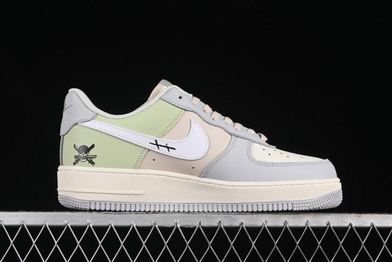 Nike Air Force 1'07 Low "Three Blade Flow" One Piece Series - Zoro's Santoryu Casual Sneakers - CJ0304-510