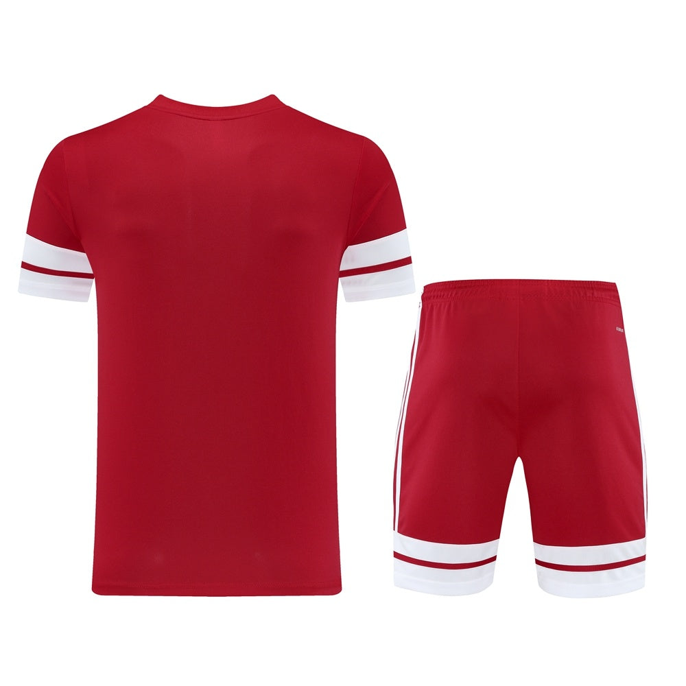 AD10 red shorts suit S-2XL