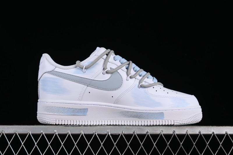 Nike Air Force 1 '07 Low Anime Theme Broken Swoosh Custom Spray Casual Sneakers - ZH0316-020