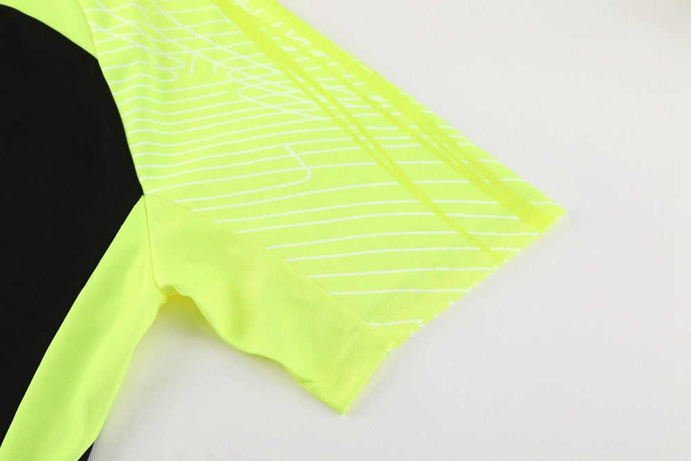 ND07 black and green shorts suit S-2XL
