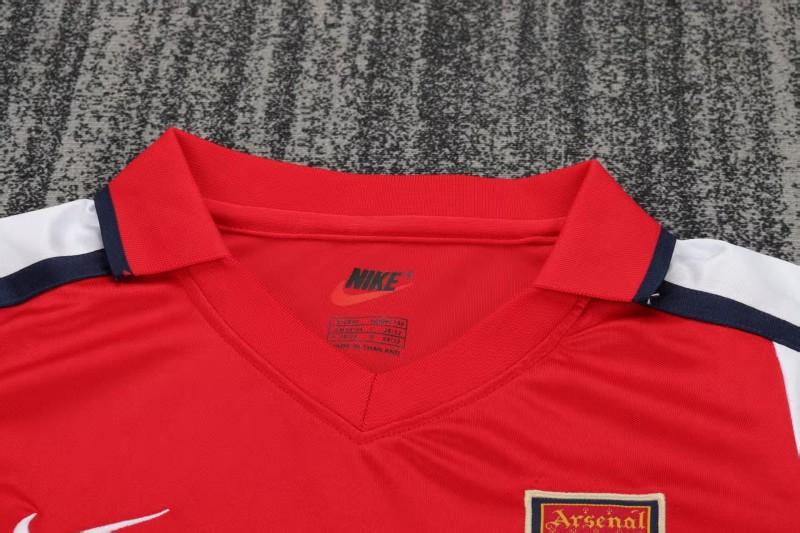 Retro 01/02 Kids Arsenal Red & White Home Jersey